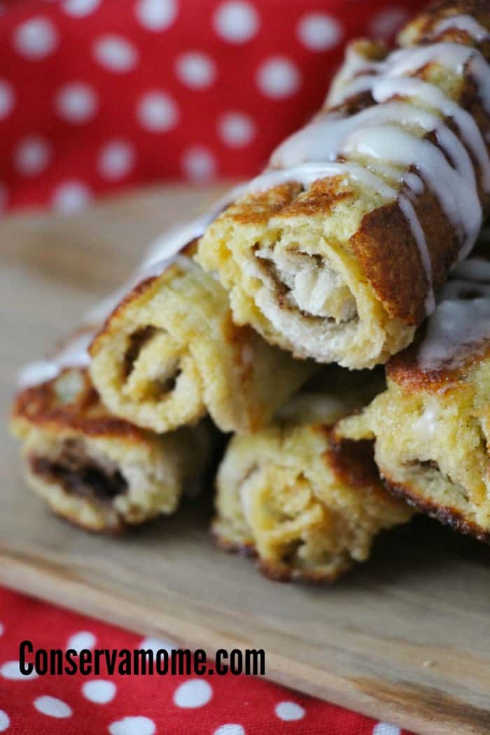 French toast roll up