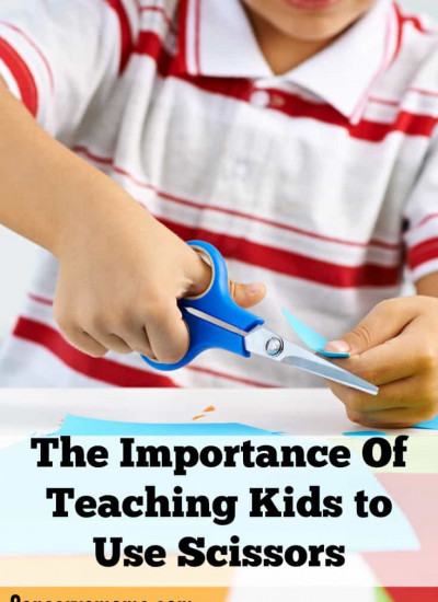 Teaching kids to Use Scissors