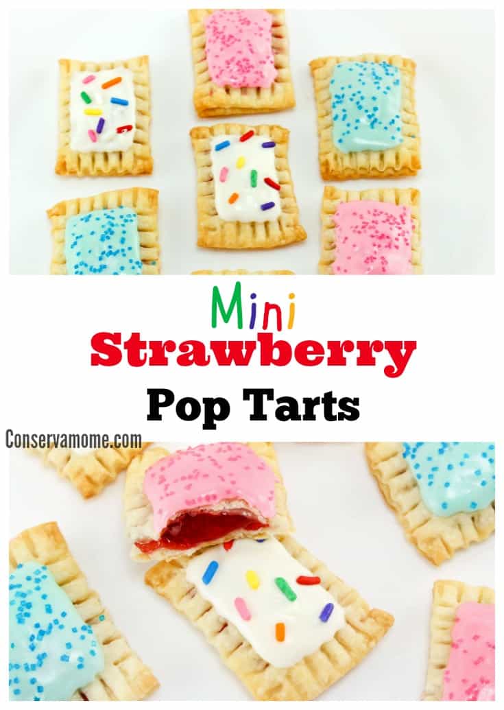 Min strawberry pop tarts