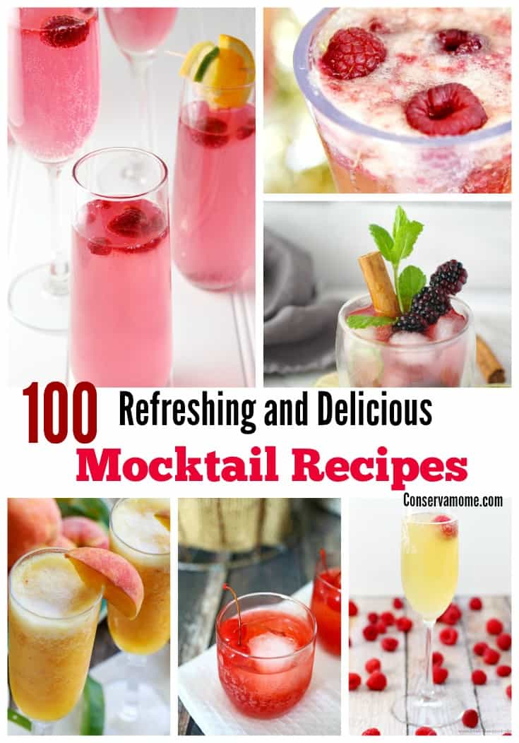 ConservaMom - 100 Refreshing and Delicious Mocktail Recipes - ConservaMom