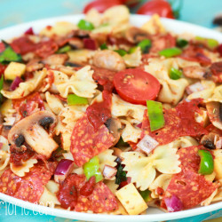 Pizza Pasta Salad recipe: Summer Salad recipe