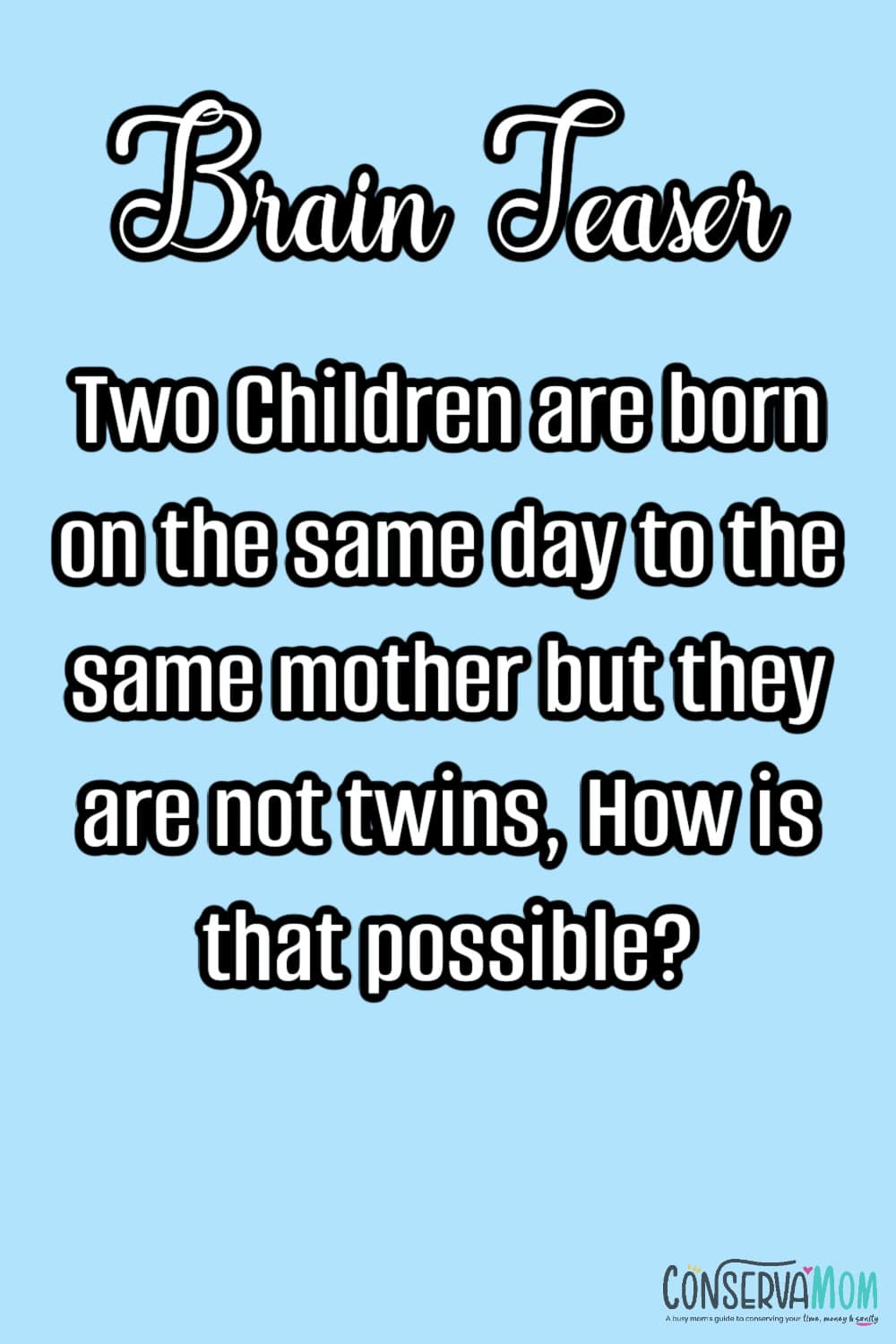 Mother's day riddles