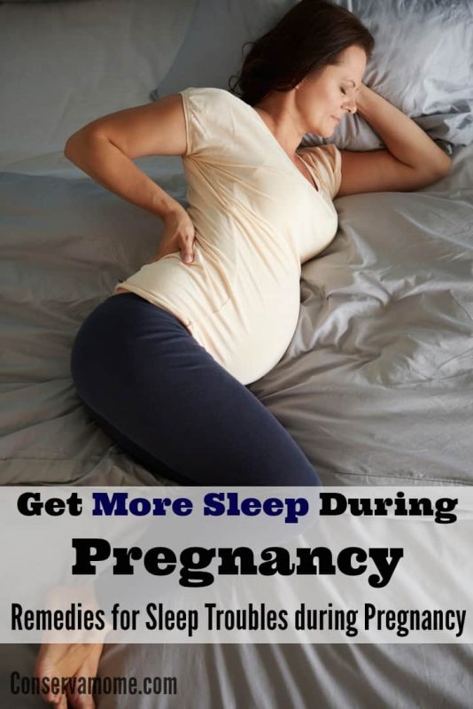 ConservaMom Get More Sleep During Pregnancy Remedies