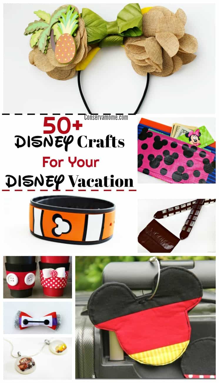 A Disney Vacation is a magical experience. Getting ready for it is part of the fun. Check out 50+ DIY Disney Crafts For Your Disney Vacation that will make the experience even more magical! 