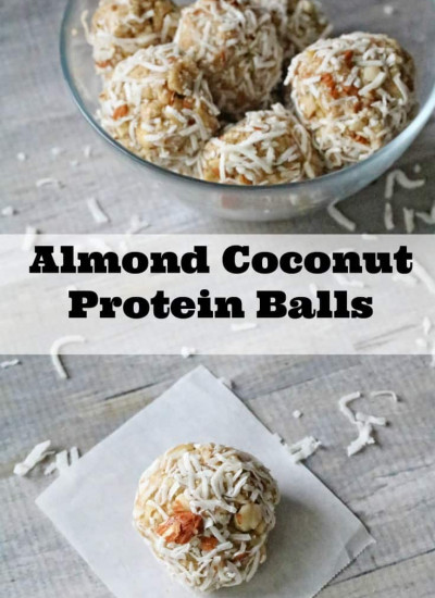 almond coconut protein bars