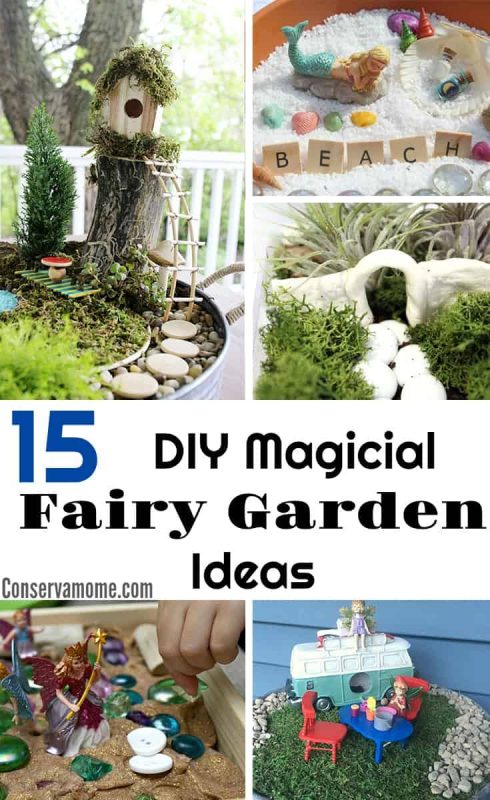 15 Diy Magical Fairy Garden Ideas + Tips On How To Make One - Conservamom