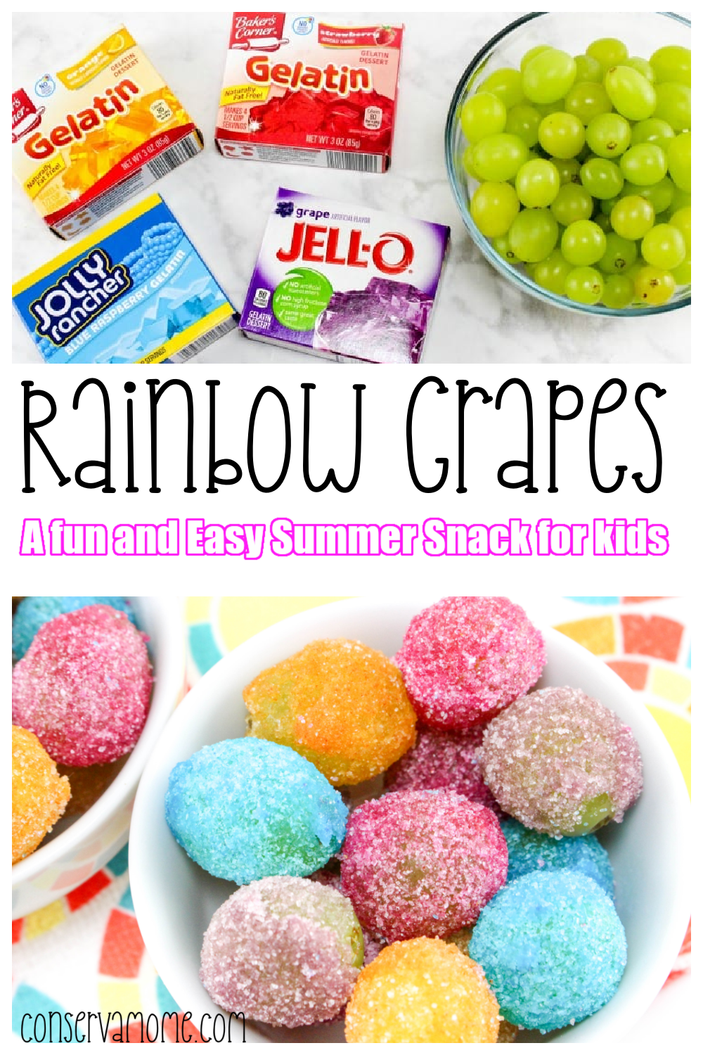 Rainbow Grapes- Perfect Summer Snack