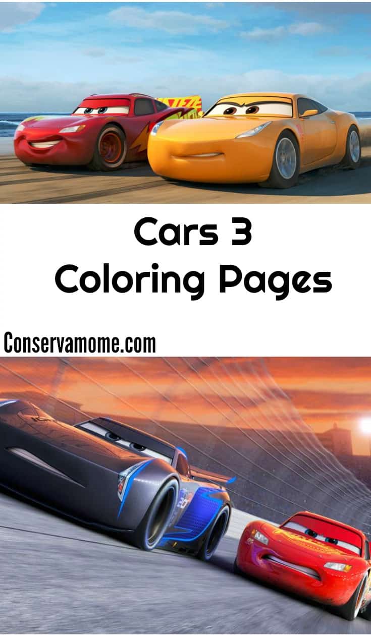 Cars 3 Coloring pages