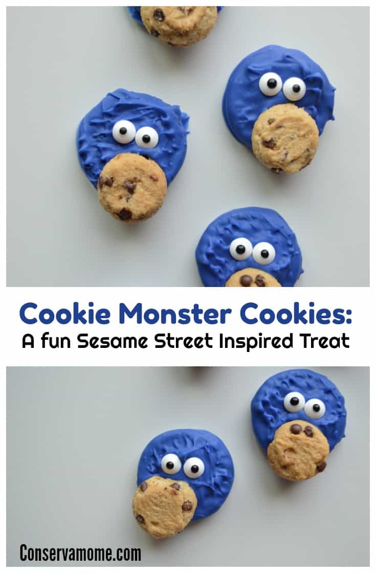 Chanel your inner cookie monster with this adorable Cookie Monster Cookie. A fun Sesame Street Inspired treat.