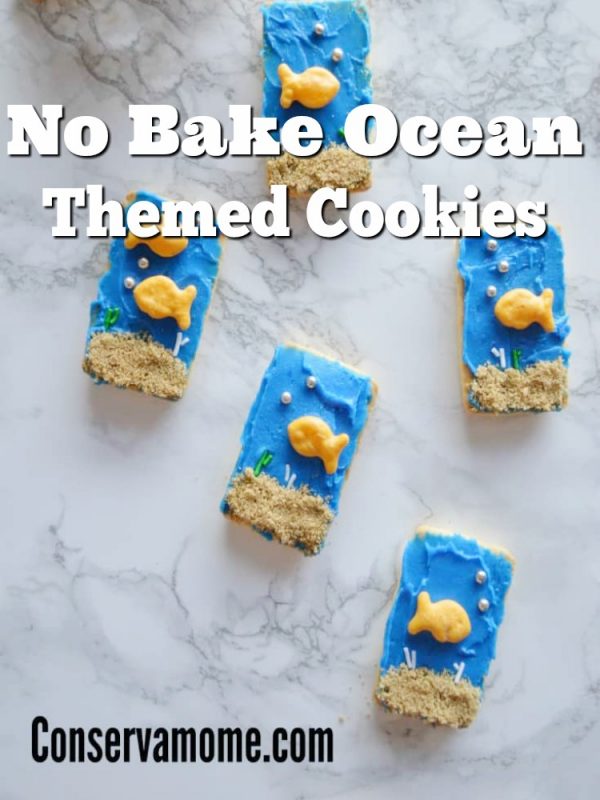 No Bake Under the Sea : Ocean Themed cookies - ConservaMom