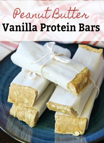 Peanut Butter Vanilla Protein Bars