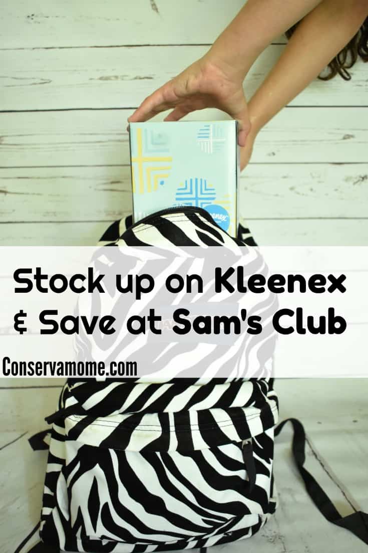 I've teamed up with Sam's Club & Kleenex on a fun sponsored post to show you how you can Stock up on and save at Sam's Club.  