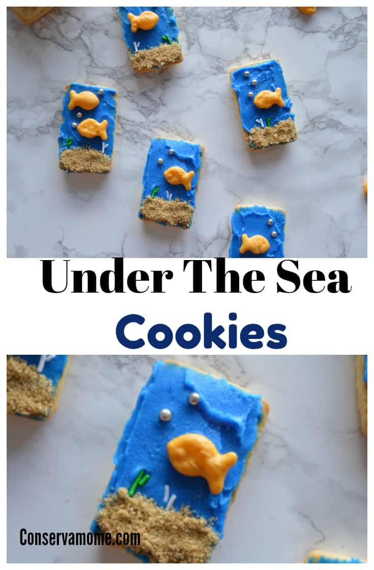 No bake Ocean Themed cookies