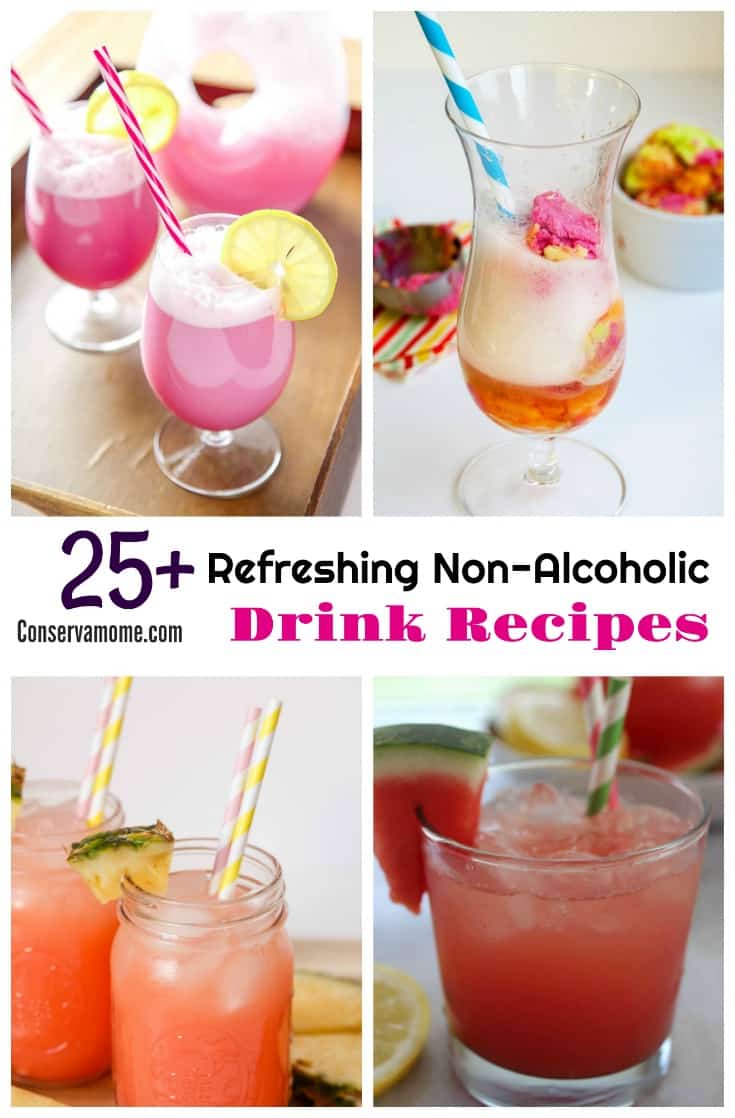 non alcoholic drinks. 