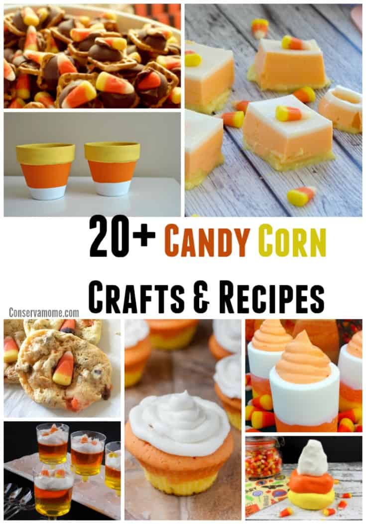 Candy Corn is a popular fall treat. Check out this fun round up of Candy Corn Crafts & recipes that will spotlight the fun you can have with this delicious and fun candy.