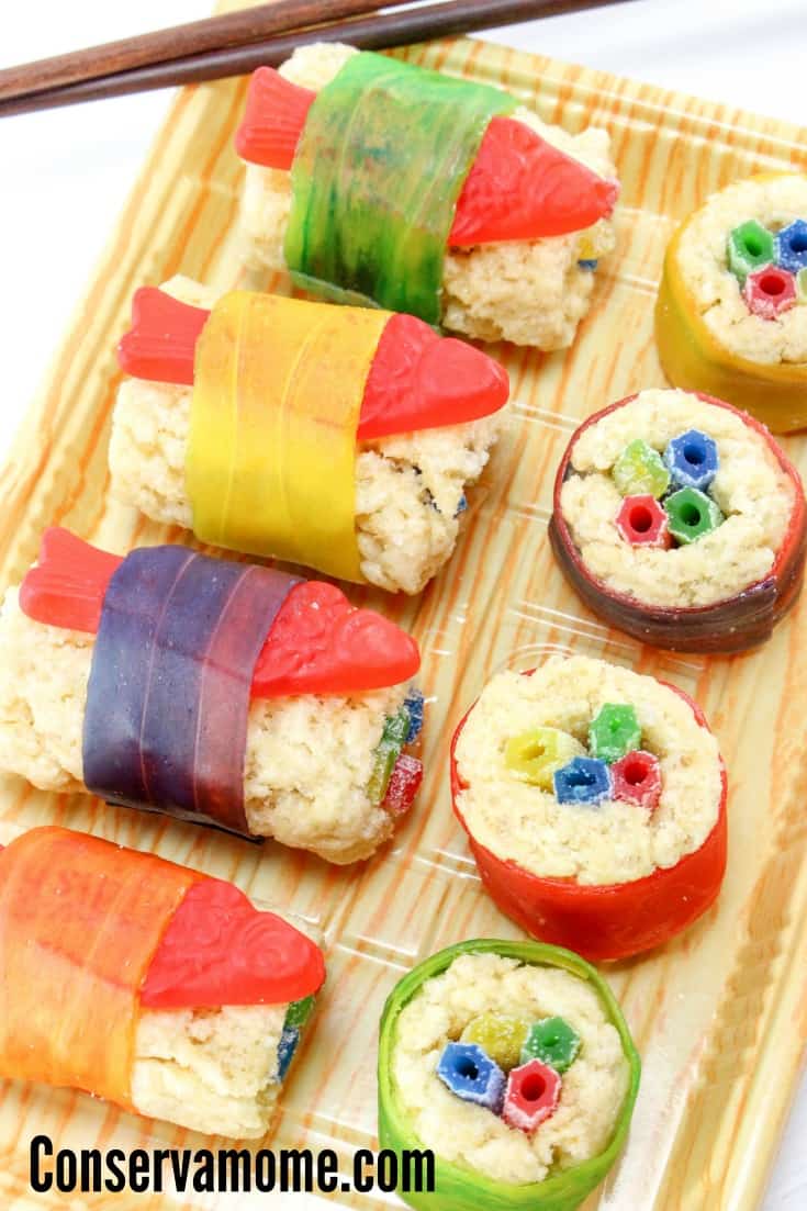 You don't have to like seafood to love this Candy Sushi recipe. This fun & unique dessert idea will be a hit whenever you make it!