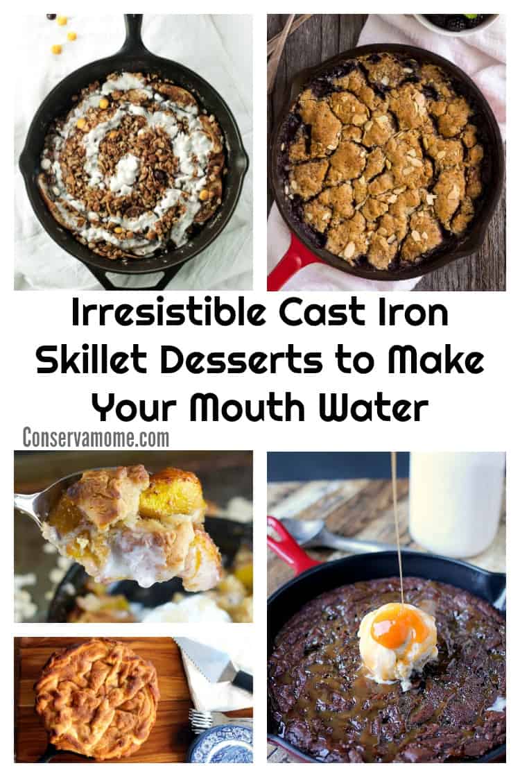 This delicious round up of Irresistible Cast Iron Skillet Desserts to Make Your Mouth Water are going to be a favorite of yours. Filled with some of the best recipes sure to be a hit in your home. 