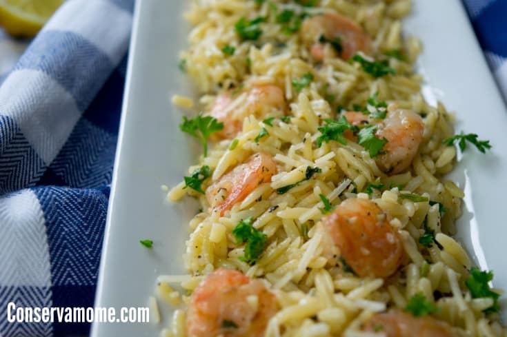 This Easy and Delicious Shrimp Scampi Orzo will be a huge hit at any meal. Check out how tasty this recipe can be!