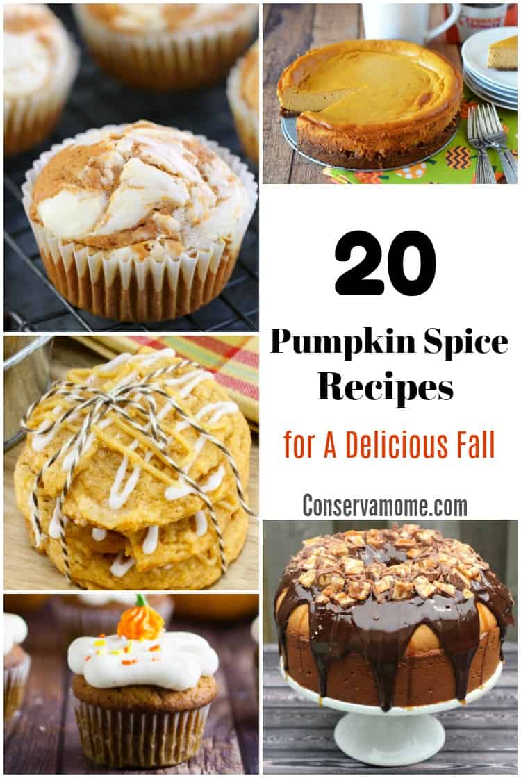 What is more Fall than Pumpkin Spice? Here are 20 Pumpkin Spice Recipes for a Delicious Fall that will be perfection!