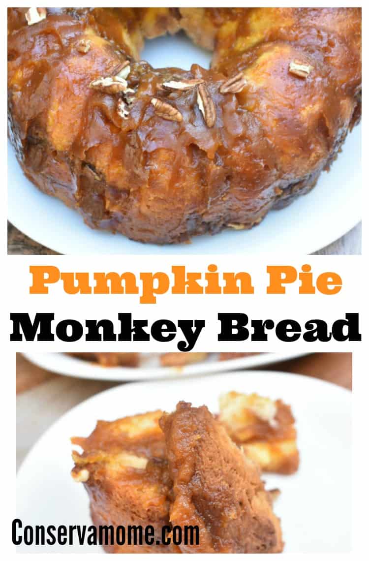 This delicious Pumpkin Pie Monkey Bread recipe is the perfect addition to any delicious Fall breakfast or brunch. 