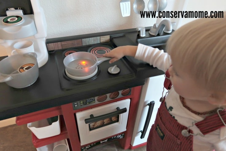 step2 coffee time play kitchen set with toy coffee maker