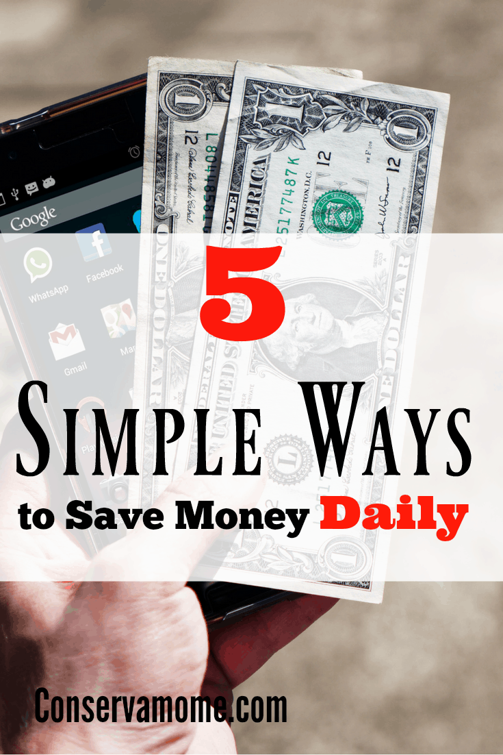 Simple ways to save money daily