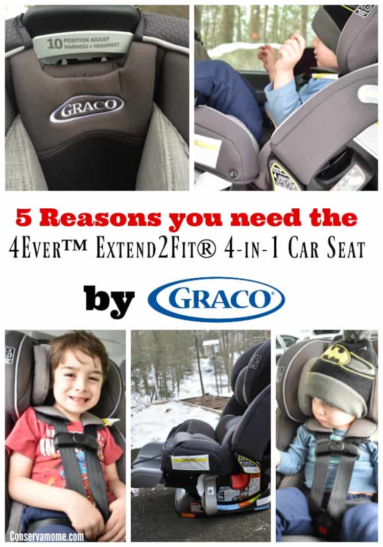 Graco 4ever extend 2 fit store 4 in 1 car seat