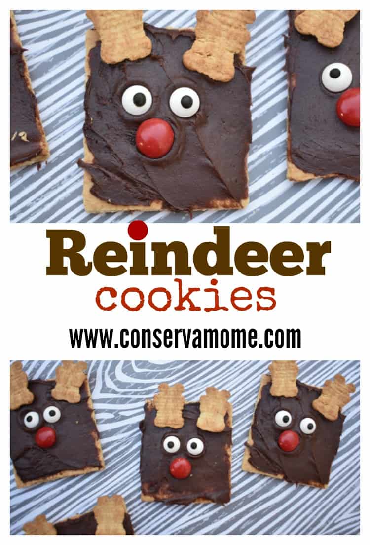 These Reindeer Cookies will be the perfect addition to a Jolly Good Holiday Time! Crazy easy to assemble making them the perfect Adorable & Fun Christmas Kid Craft Treat!