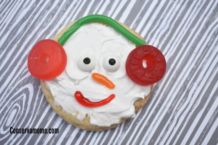 Snow man cookies