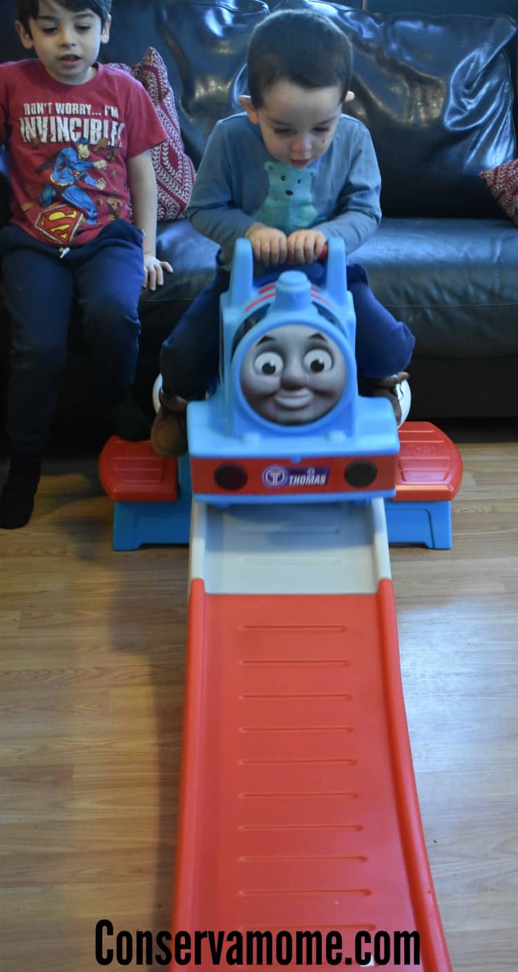 Thomas the train up best sale and down roller coaster