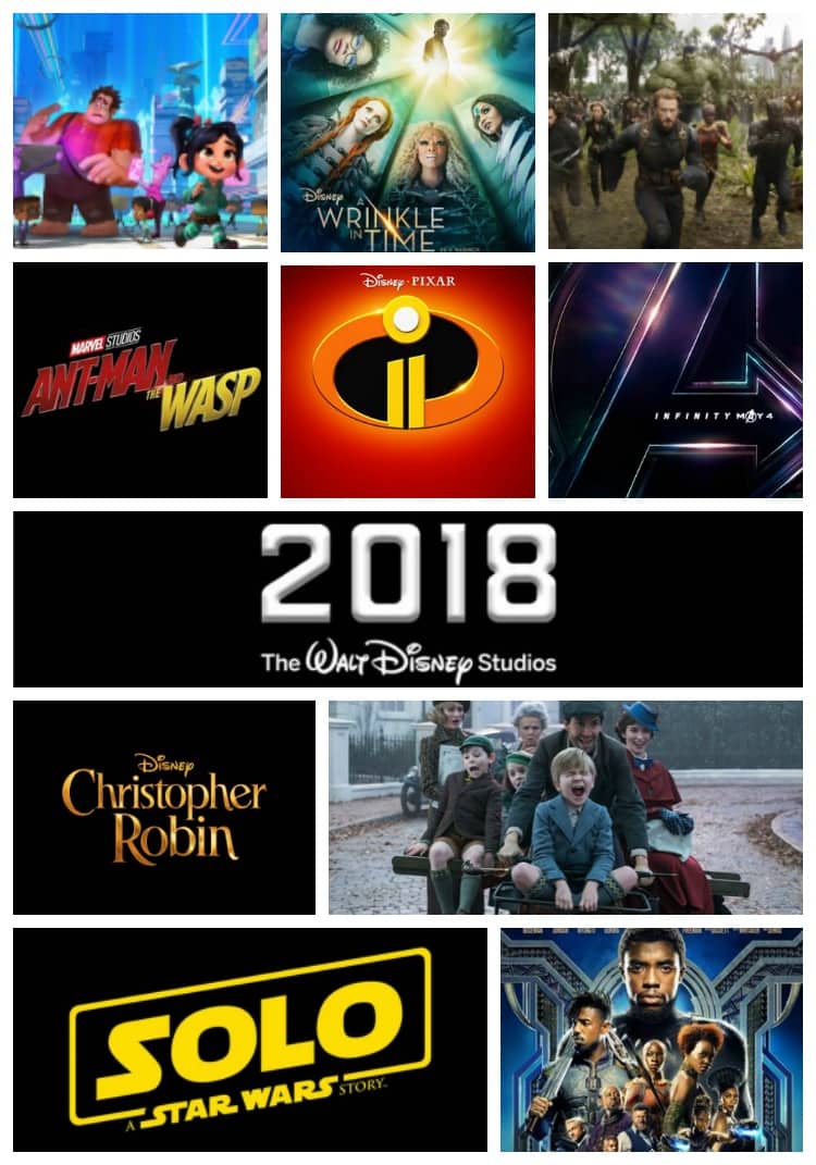 ConservaMom - 2018 Walt Disney Studios Movie Line up ...
