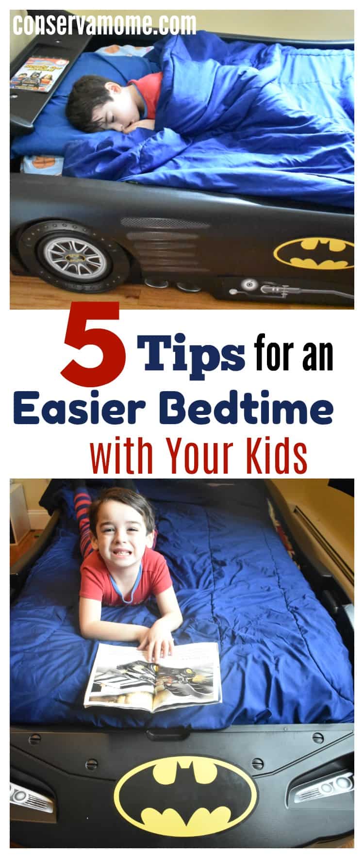 Bedtime can be tough on everyone.Check out 5 Tips for an Easier Bedtime with your Kids so that everyone gets the best night sleep. 