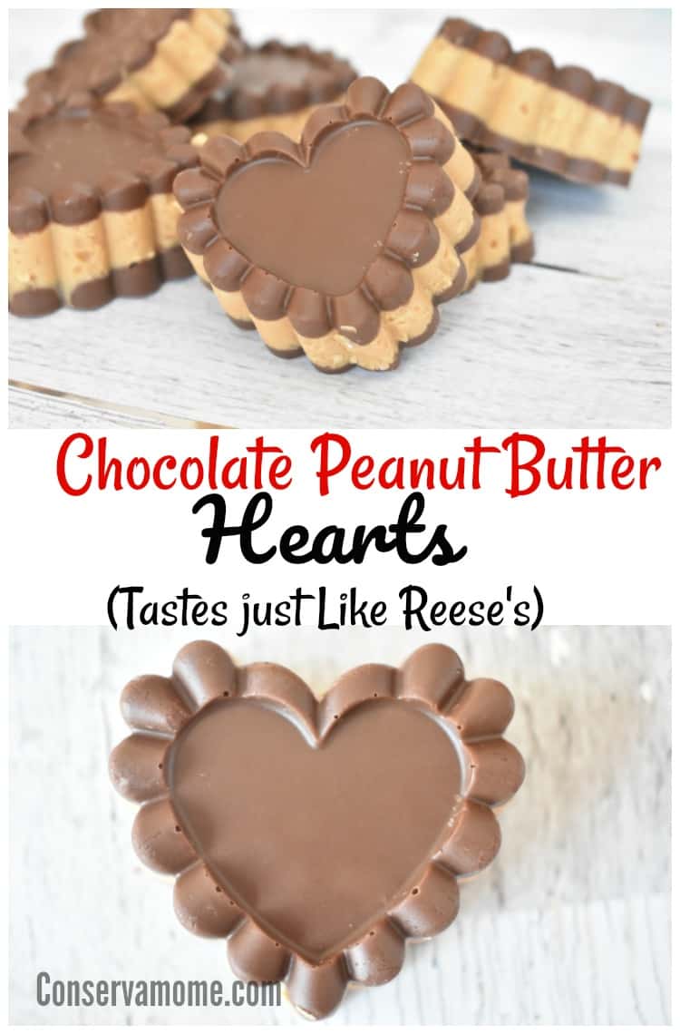 Looking for the delicious taste of Chocolate and peanut butter hearts at home? Then check out this delicious recipe that tastes just like Reese's Chocolate Peanut Butter Hearts