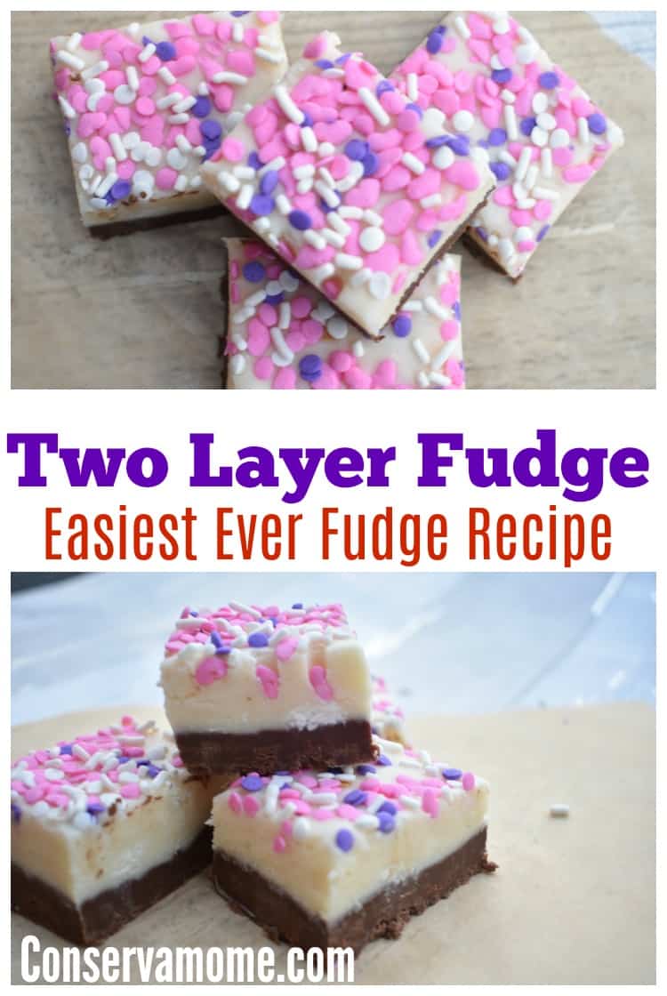 Two layer fudge recipe