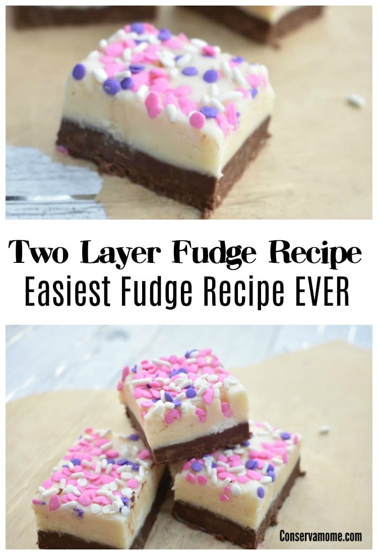 Two layer fudge recipe