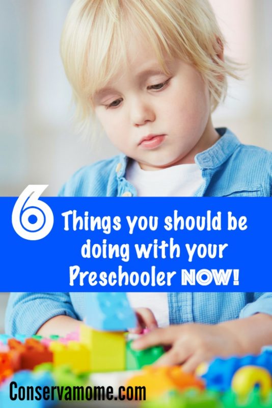 6 Things you should be doing with your Preschooler NOW! - ConservaMom