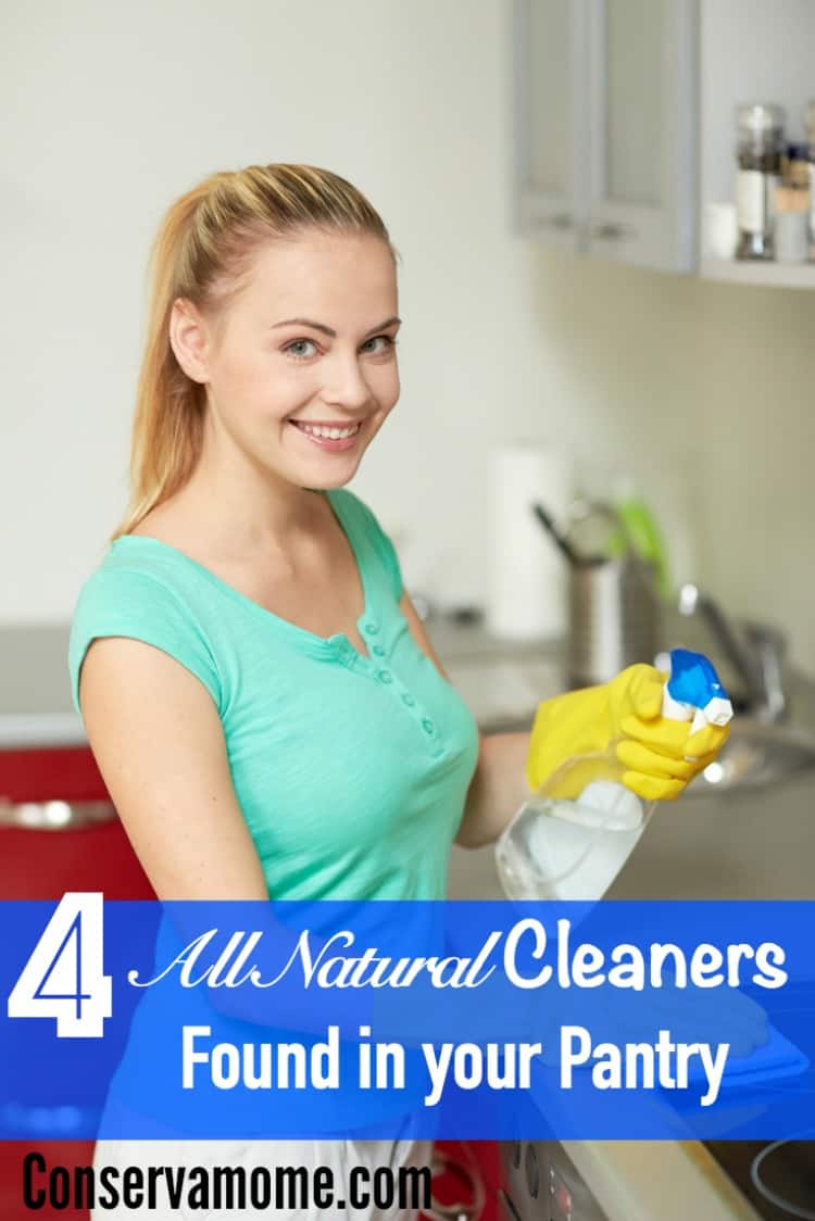 4 All Natural Cleaners Found Right in your Pantry