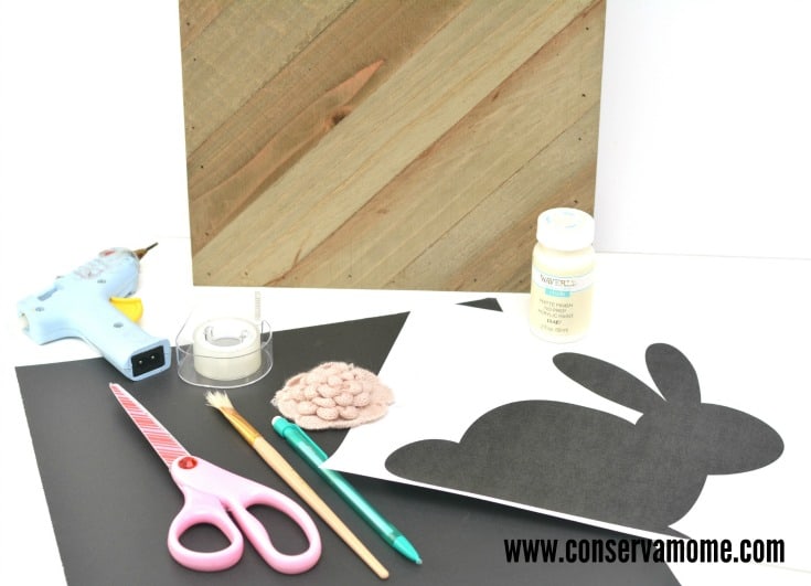This fun Wooden Bunny Silhouette is a perfect and easy Easter Decoration. Easy to make and so fun to show off. Personalize it and get creative with this fun creation! 