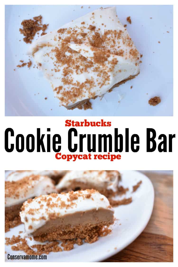 Starbucks Cookie Crumble Bar Copycat recipe