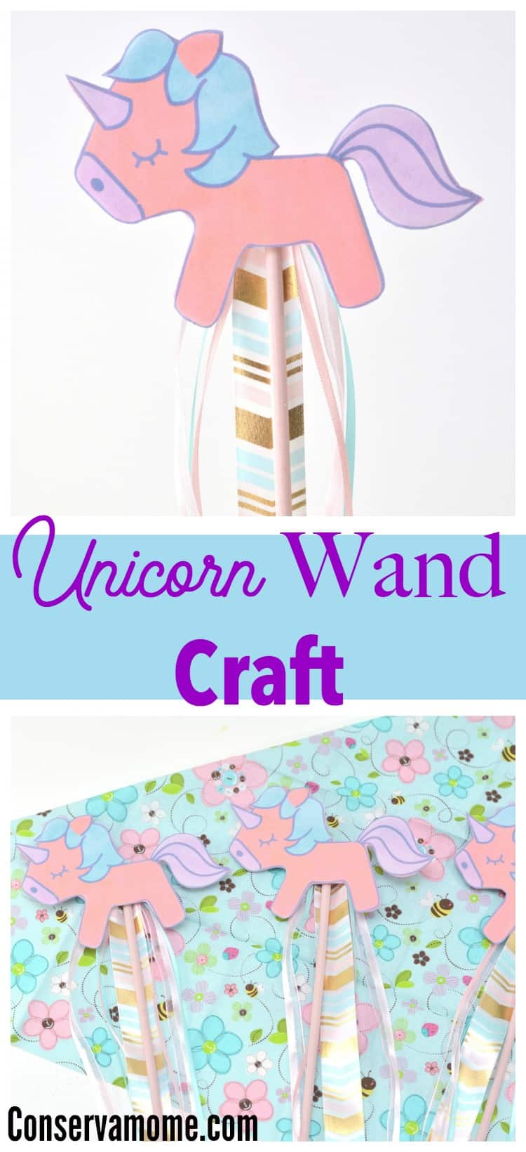 Looking for a fun Unicorn craft idea? Here's the perfect Unicorn Wand craft. This easy to make wand will bring hours of fun and enjoyment! 