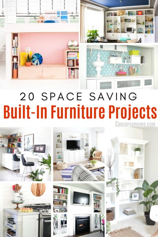 20 Space Saving Built-In Furniture Ideas - ConservaMom