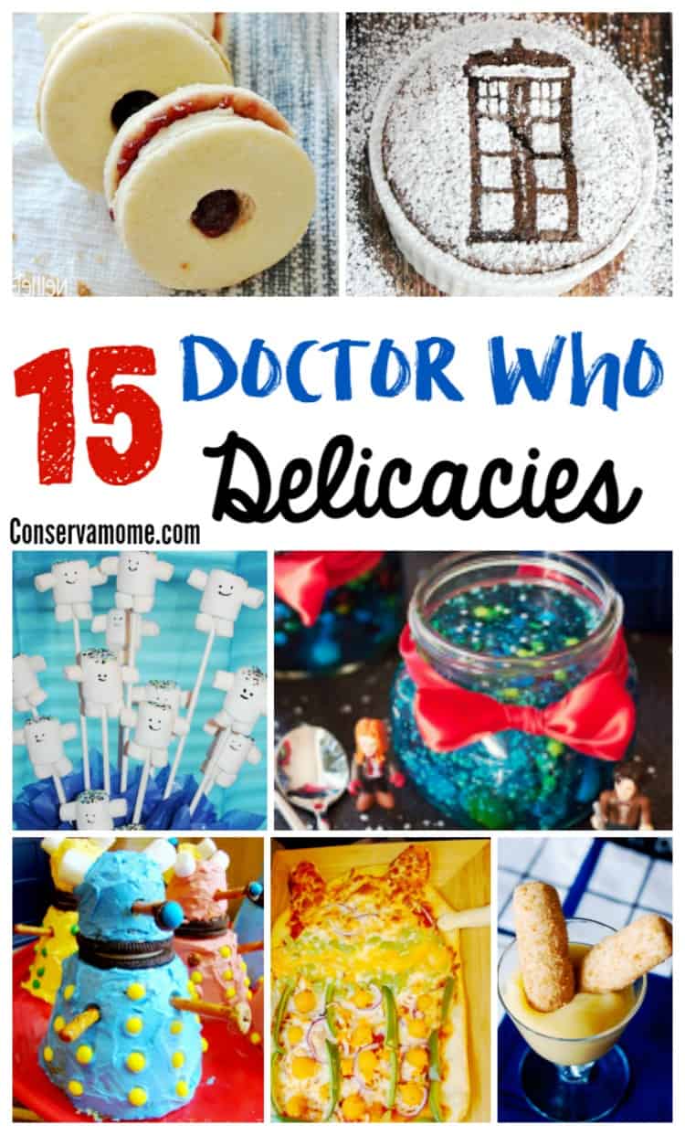 Are you a Doctor who fan? Then you've come to the right place. Check out 15 Doctor Who Themed  Recipes - Perfect treats for any Doctor Who Party that will be the perfect treats for any Doctor Who party or Gathering. 