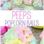 peeps popcorn balls