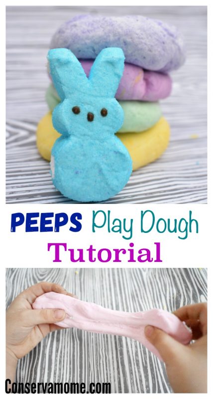 Easy Bunny Peeps Play Dough Recipe - ConservaMom