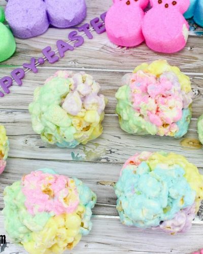 Peeps Popcorn balls 1a