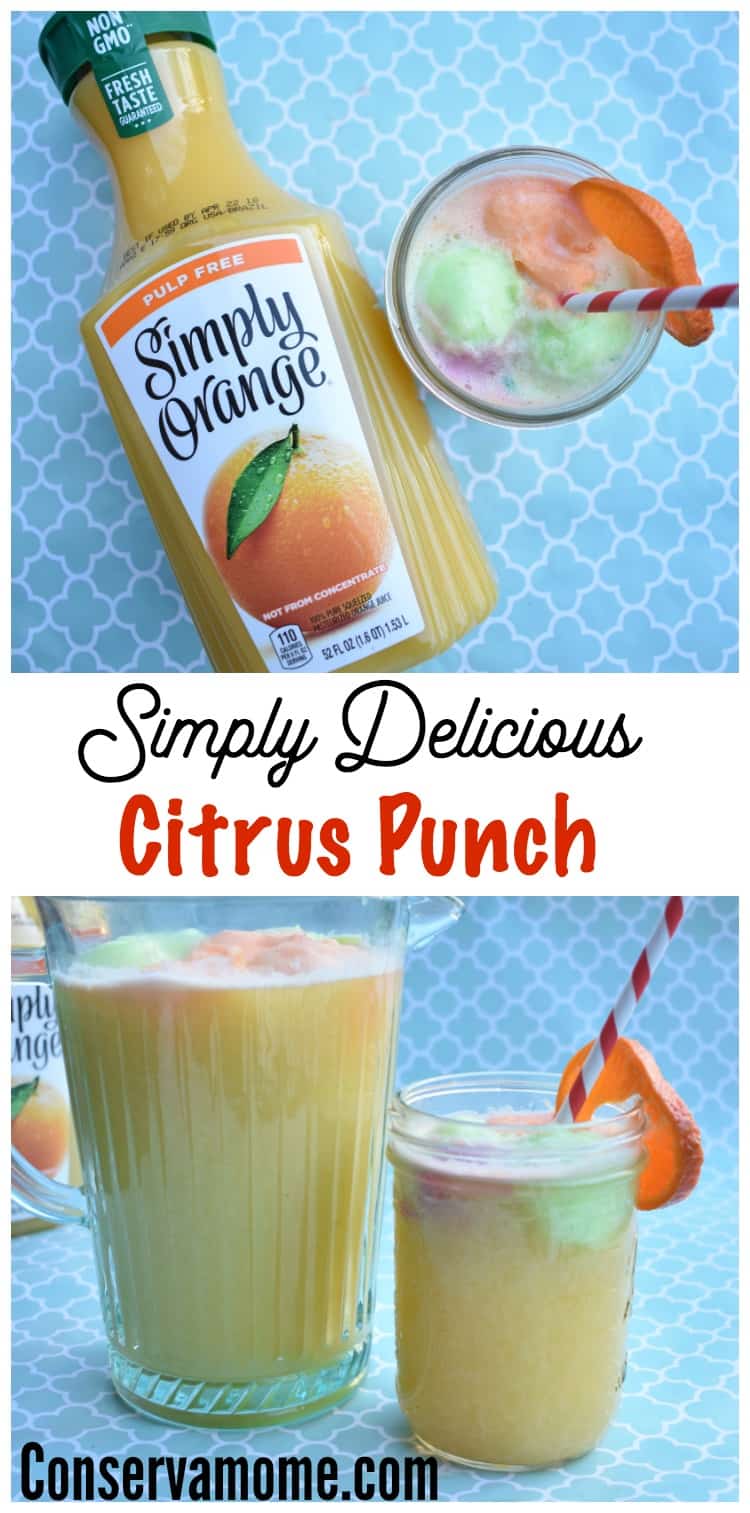 Check out a Simply Delicious Citrus Punch that your whole family will love to include in your next spring gathering.