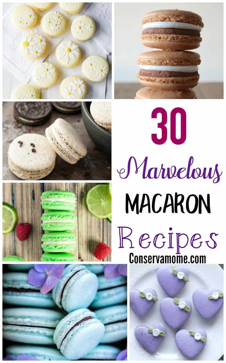 Macarons are simply Marvelous desserts. So perfect in every way. That's why I've put together a list of 30 Marvelous Macaron Recipes that will make you jump for joy! 