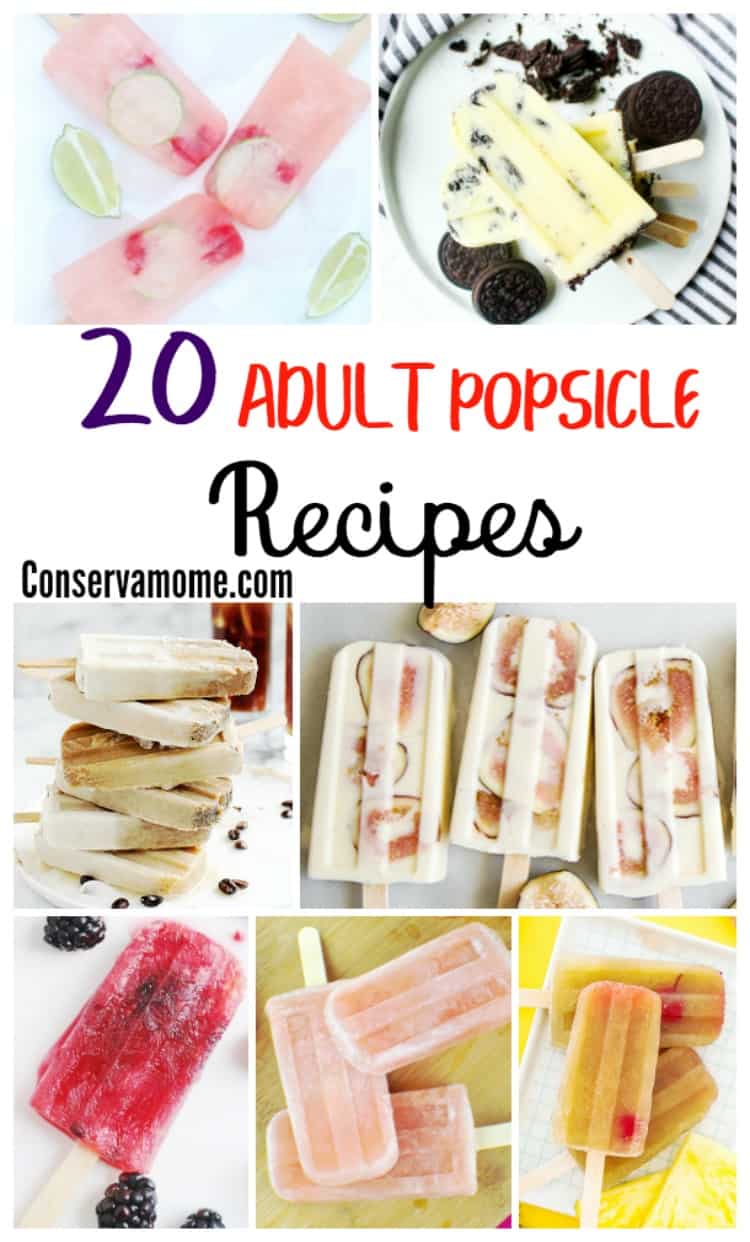 This delicious roundup of 20 Adult Popsicle Recipes will cool down any hot summer day. Check out how easy and delicious these recipes can be!