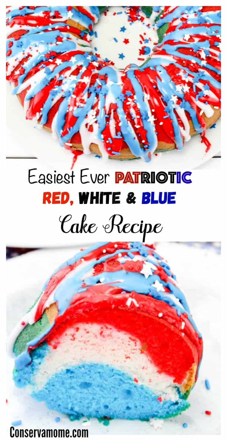 Making a patriotic dessert was never easier! Check out the Easiest Ever Patriotic Red, White & Blue Cake Recipe. Your guest will be blown away by it's beauty, you'll be blown away by how easy it was to make!