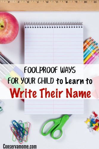 Foolproof Ways for your child to learn to write their name